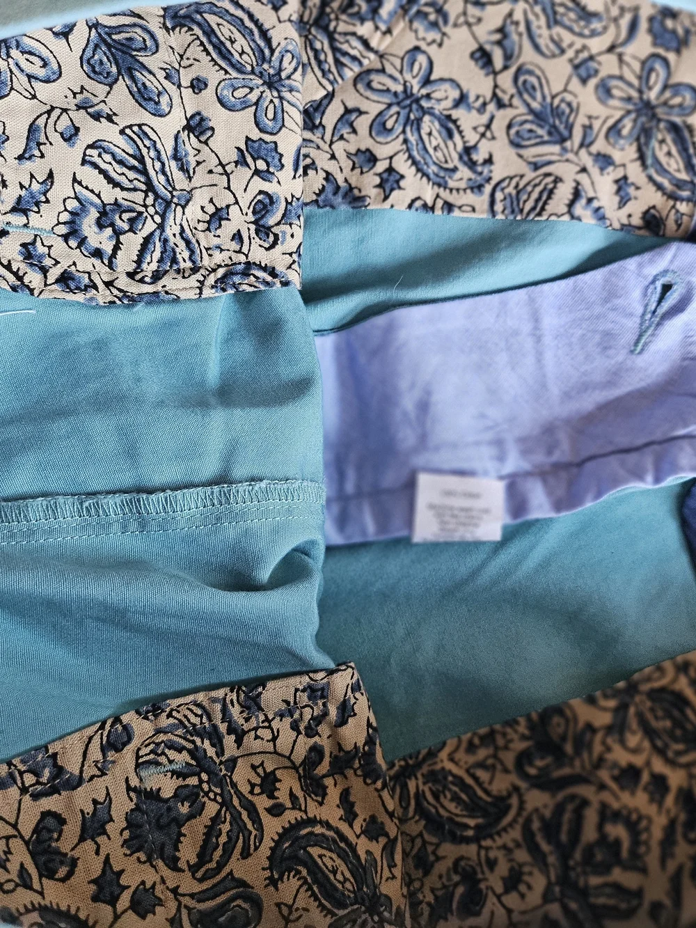 New W Tag, J. Crew Riverton Men's Teal Blue Cotton Flat Front Shorts 36